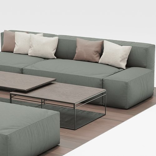 Sofa Set 3 3D model