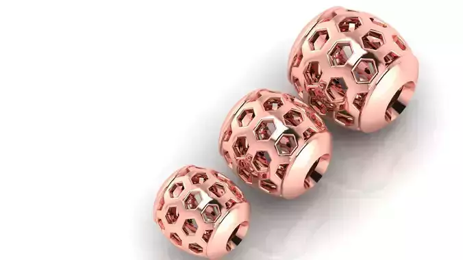 3 size Spherical beads