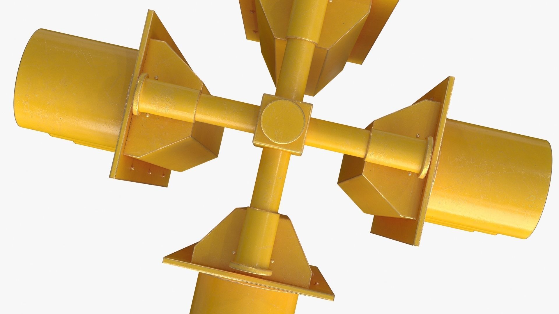 Traffic Light 1 Low-poly 3D model_5