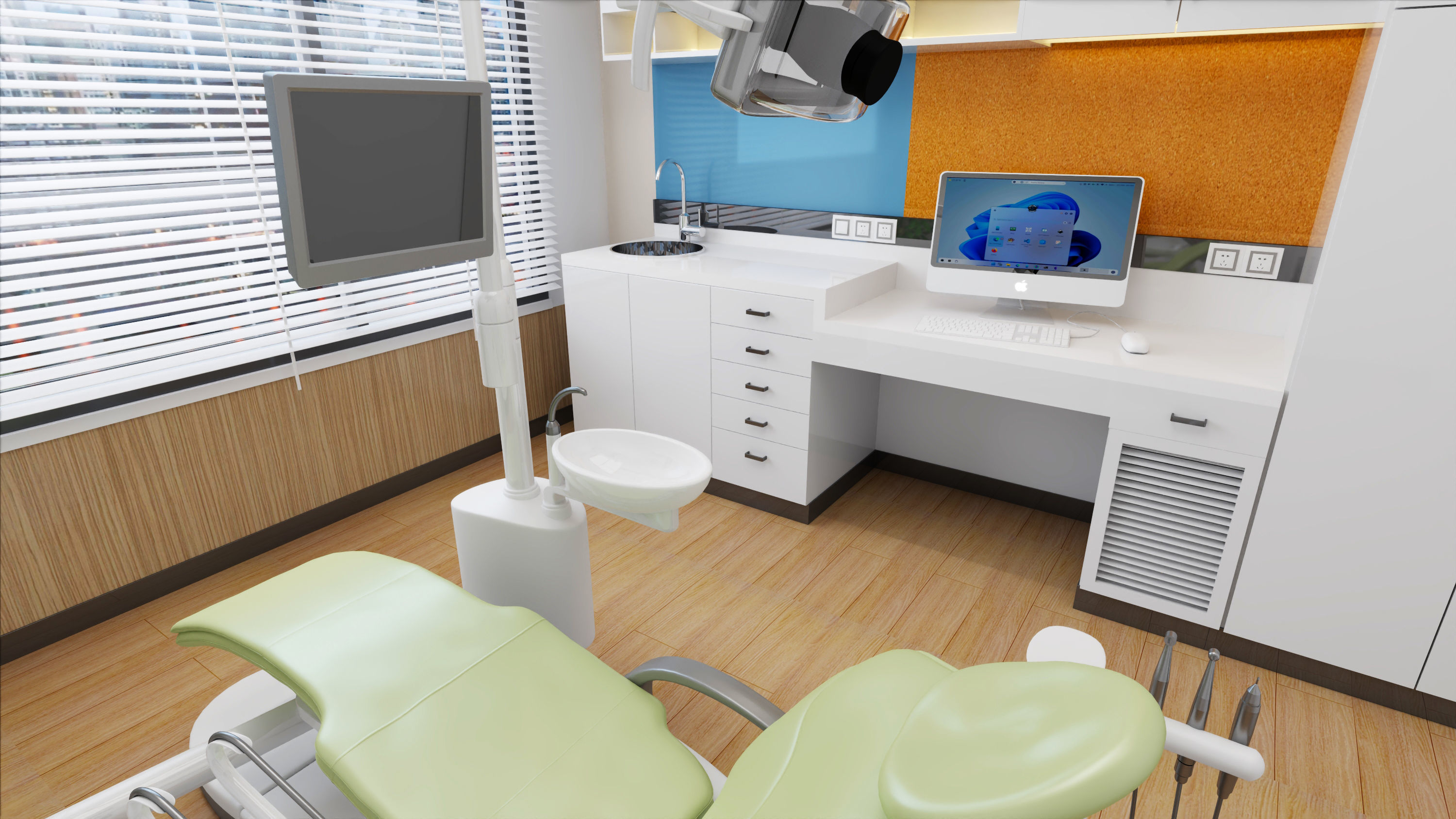 Dental Clinic interior design 3D model_5
