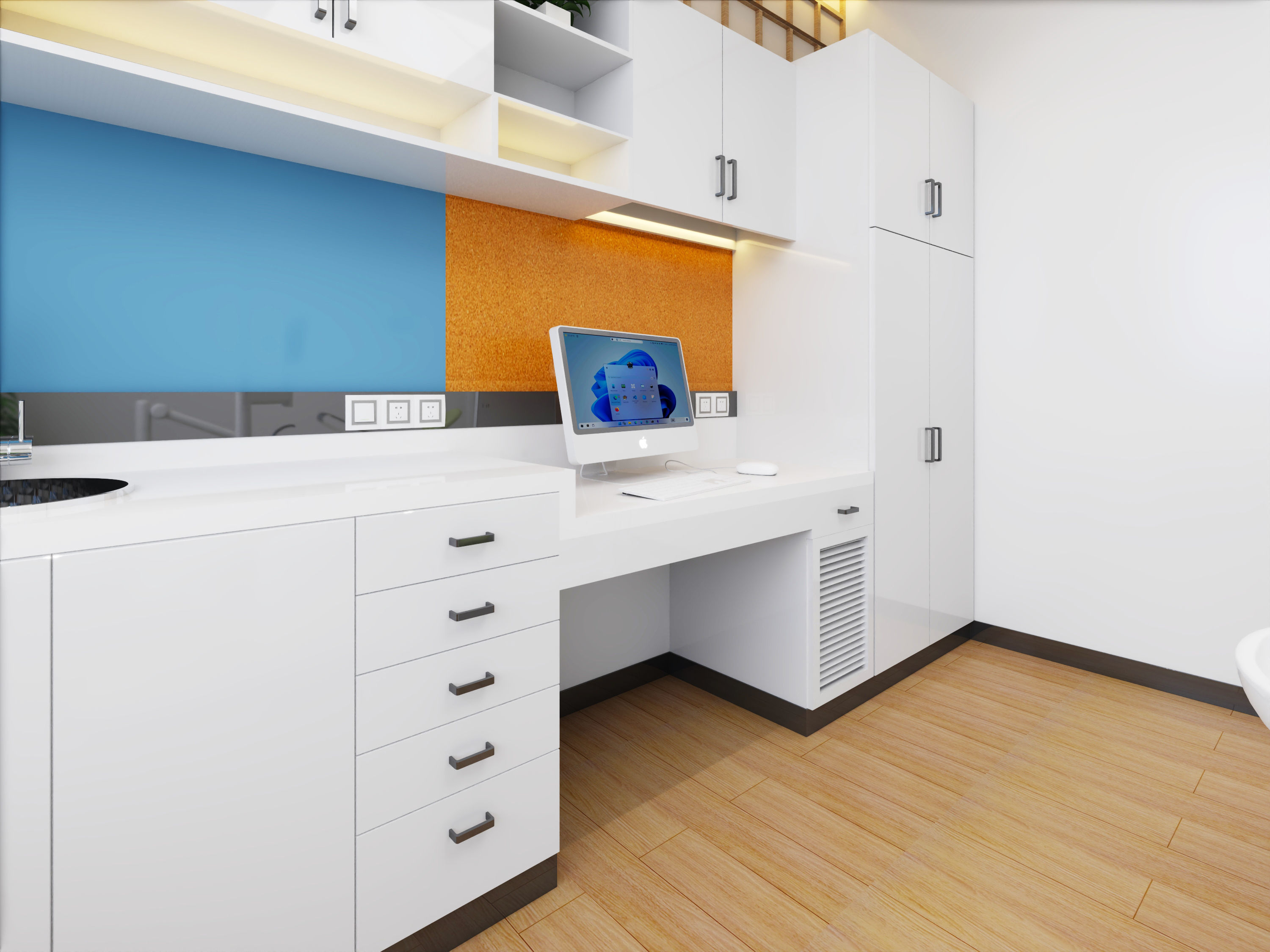 Dental Clinic interior design 3D model_4