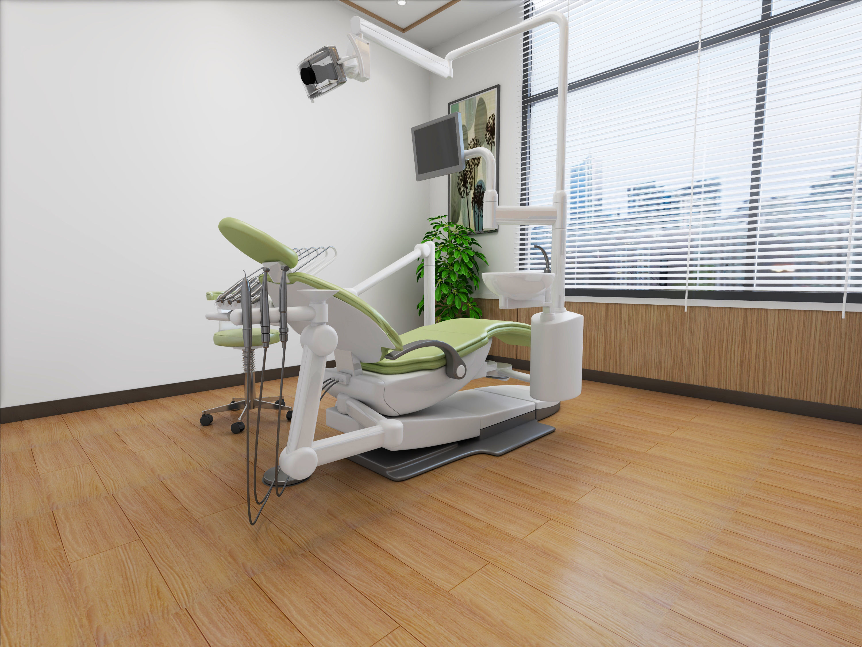 Dental Clinic interior design 3D model_2