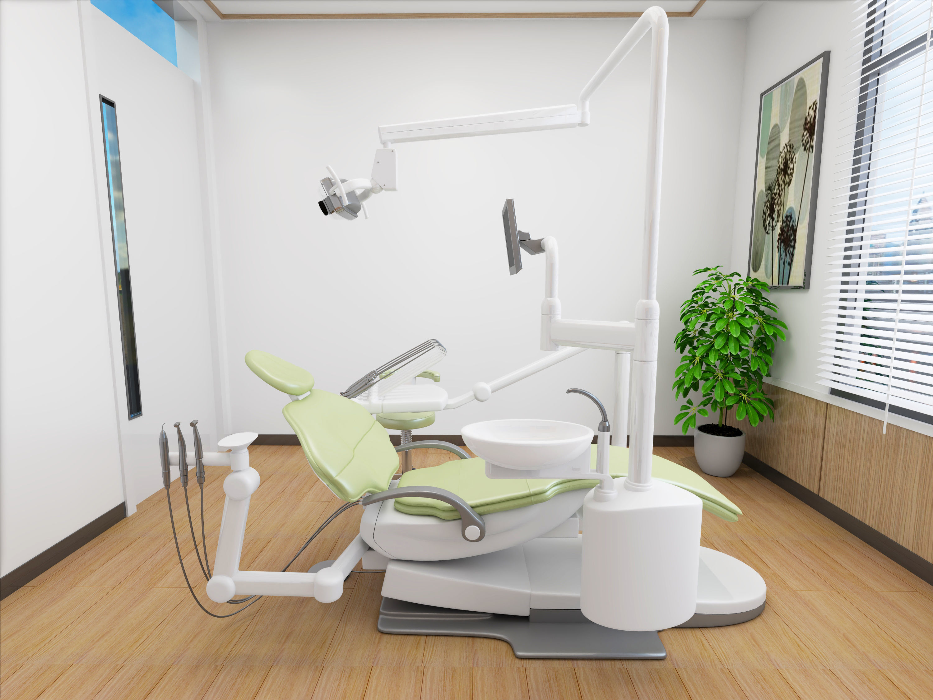 Dental Clinic interior design 3D model_3