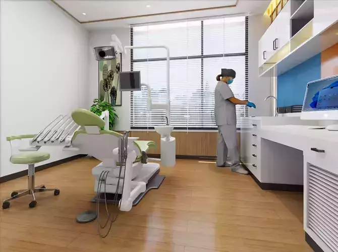Dental Clinic interior design 3D model