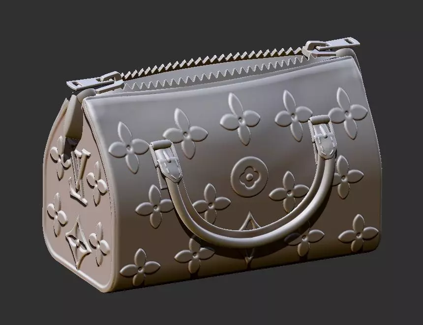 BAG SCULPTURE ART DECO 3D print model