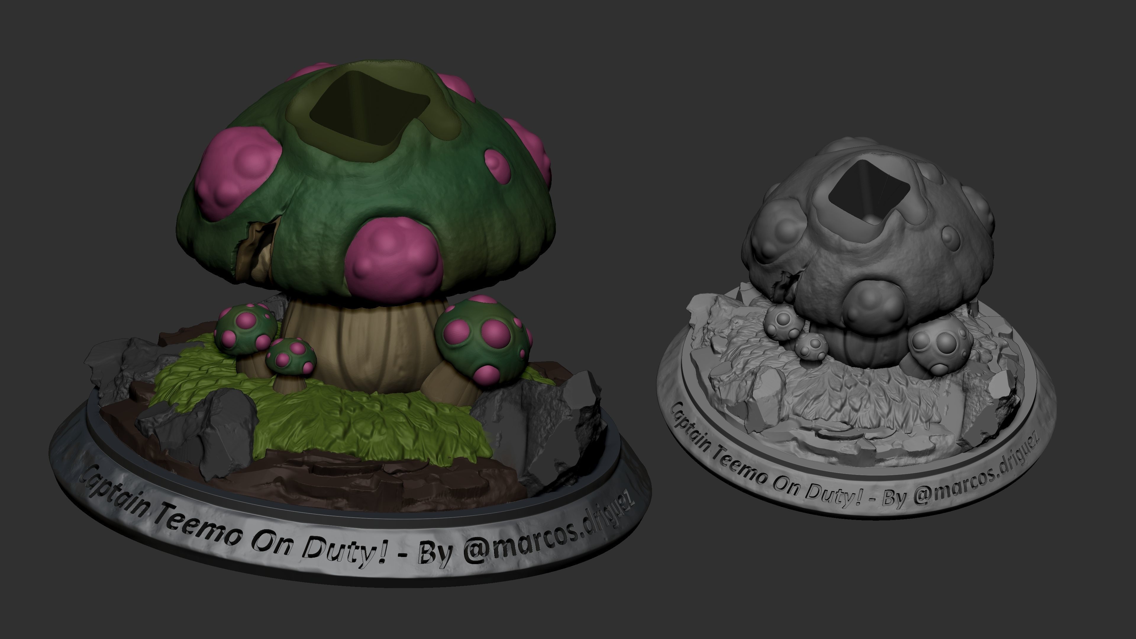 TEEMO LEAGUE OF LEGENDS 3D print model_7