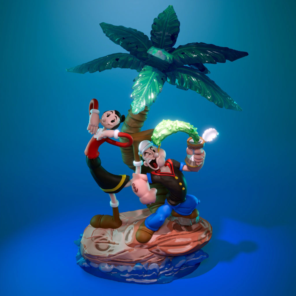Popeye 3D print model_4