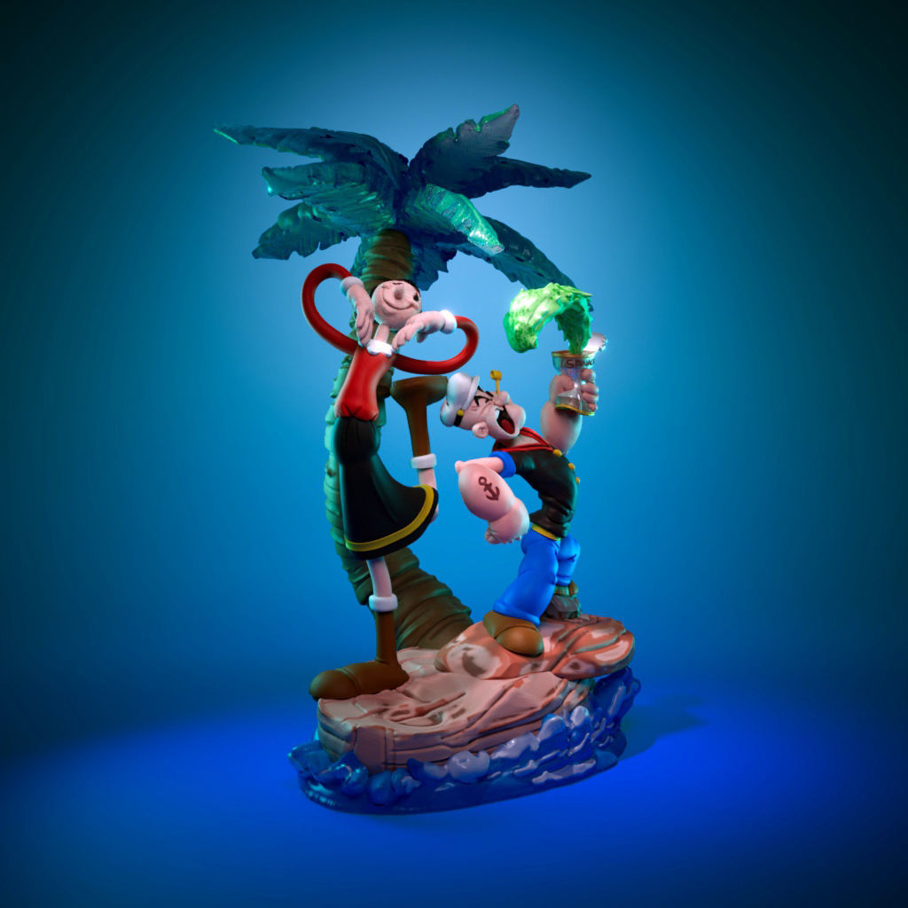 Popeye 3D print model_1