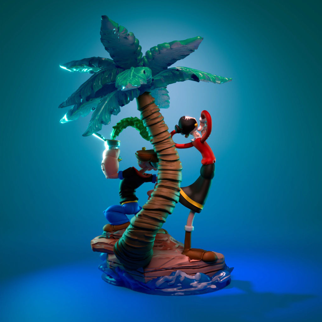 Popeye 3D print model_2