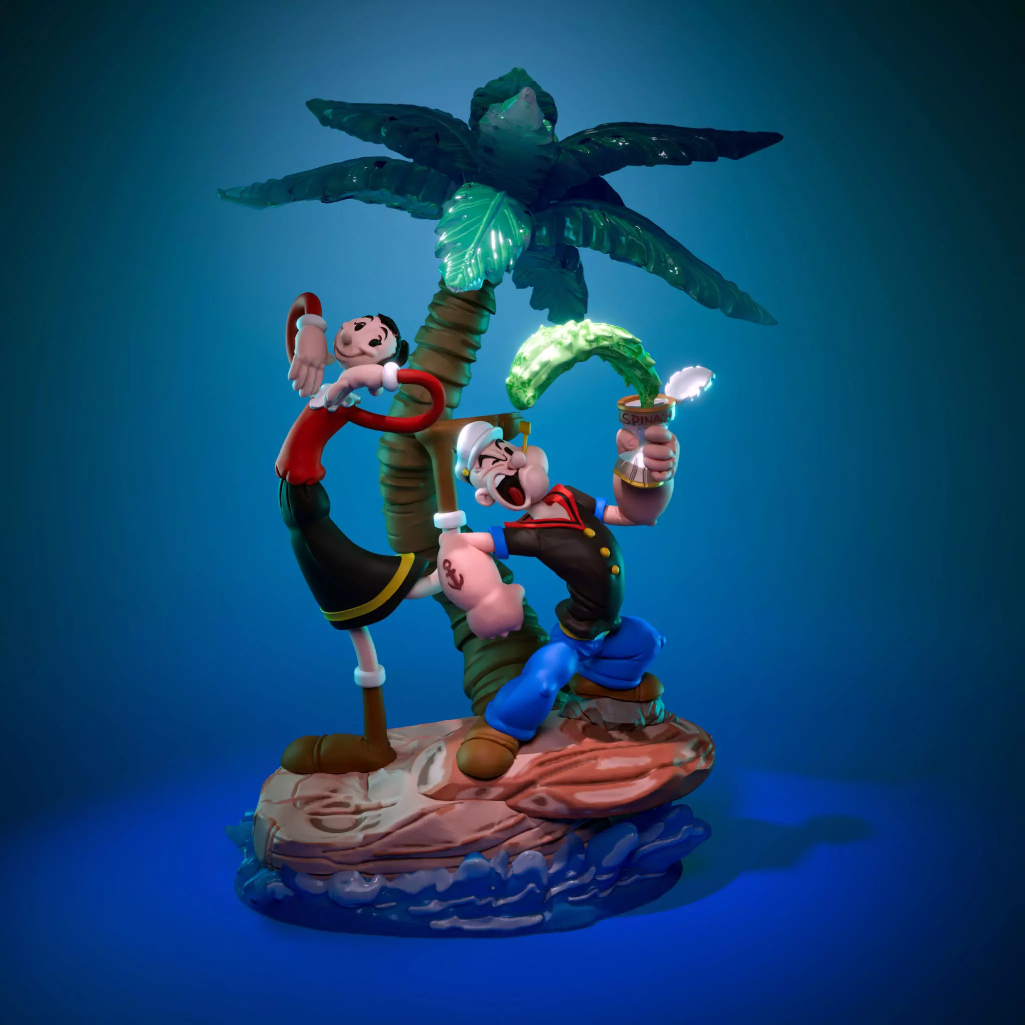 Popeye 3D print model_0