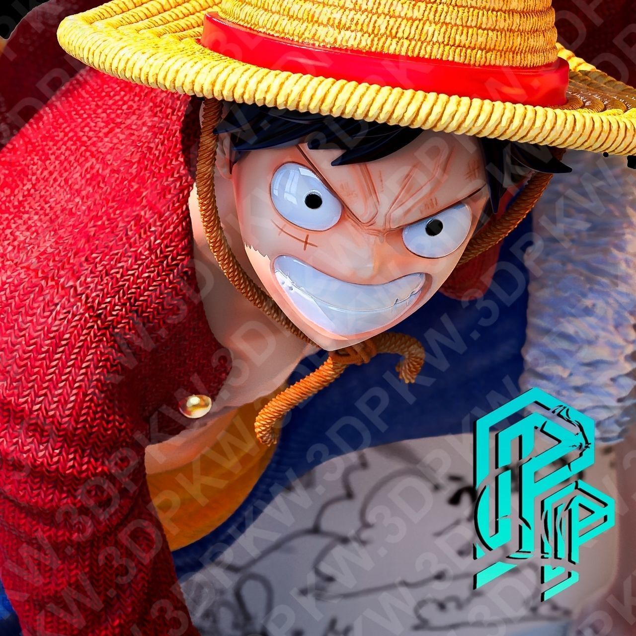 Luffy Book 3D print model_6