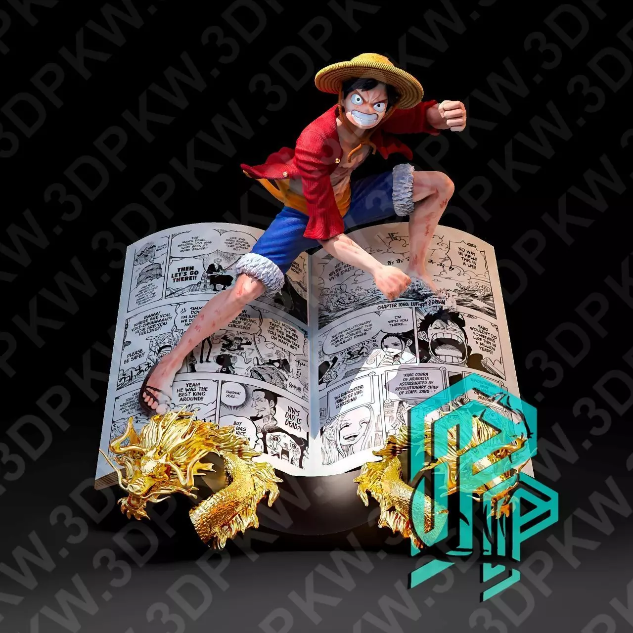 Luffy Book 3D print model_0