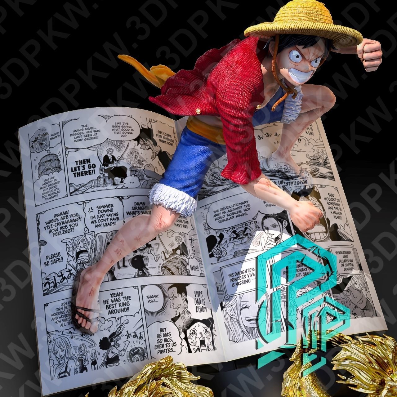 Luffy Book 3D print model_5