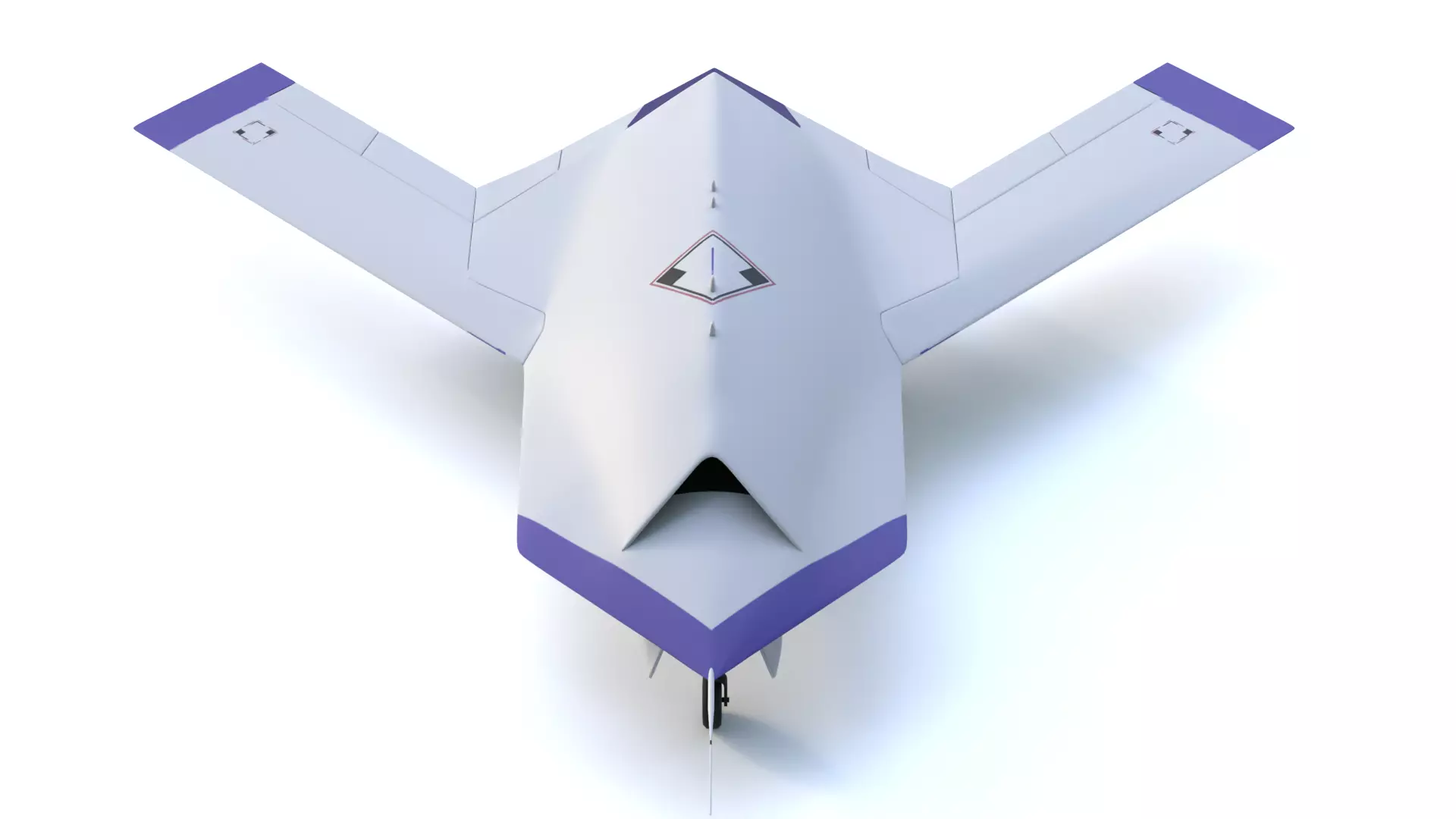 Boeing X-45A - THE SILENT STEALTH REAPER - Low-poly 3D model