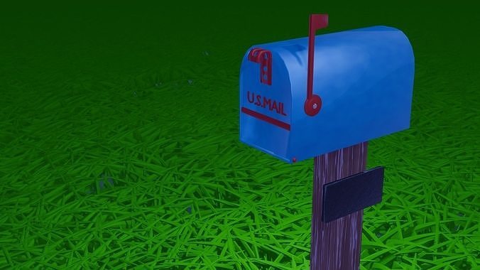 Mailbox Free low-poly 3D model