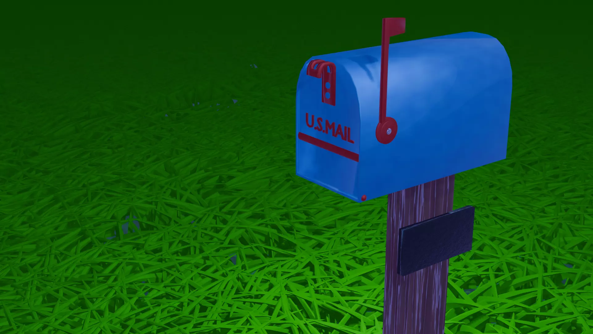 Mailbox Free low-poly 3D model