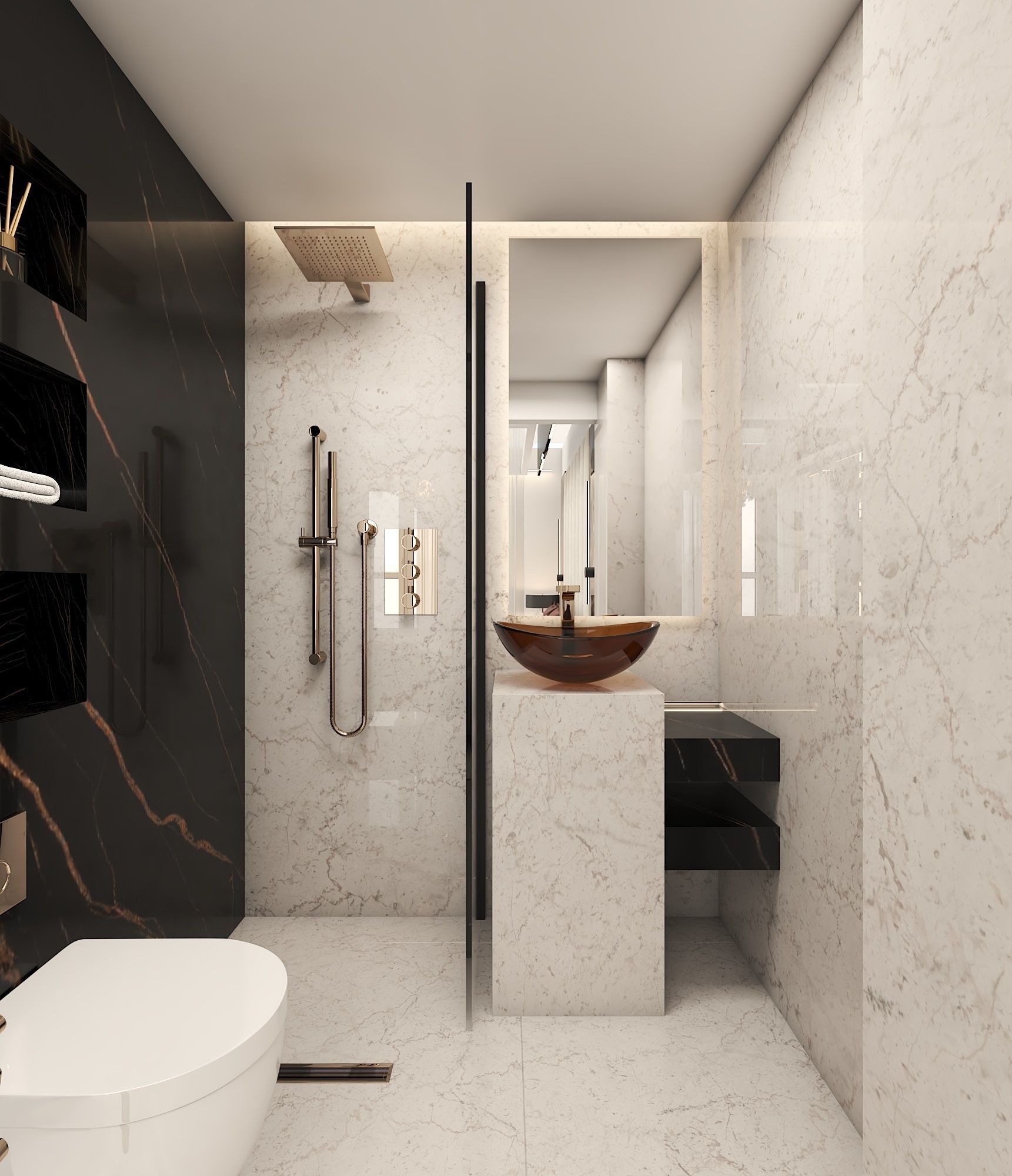 Master Bedroom Design 3D model_2