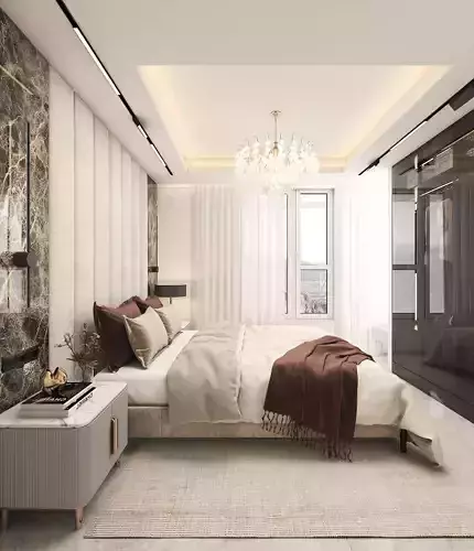Master Bedroom Design 3D model