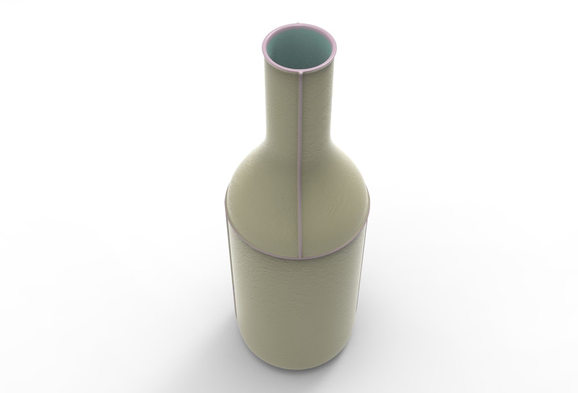 Boti Vase Low-poly 3D model_3
