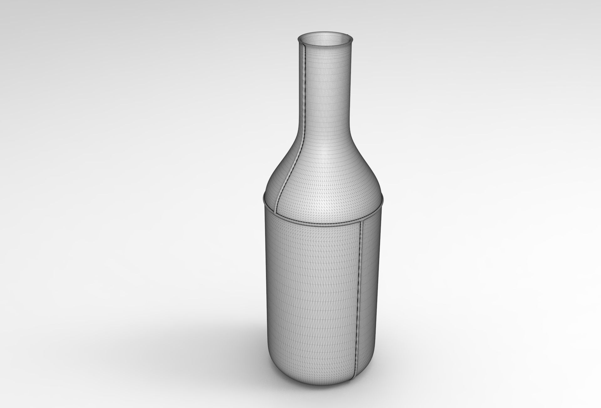 Boti Vase Low-poly 3D model_5