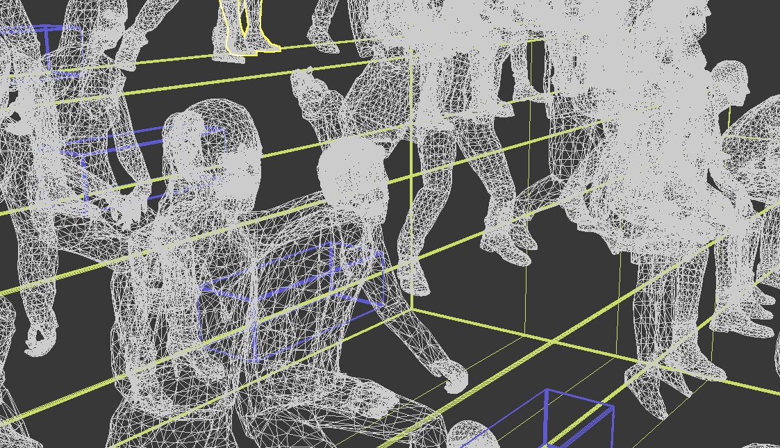 Low Poly People Pack - 95 Pieces Cheering Animated People Pack Low-poly 3D model_12