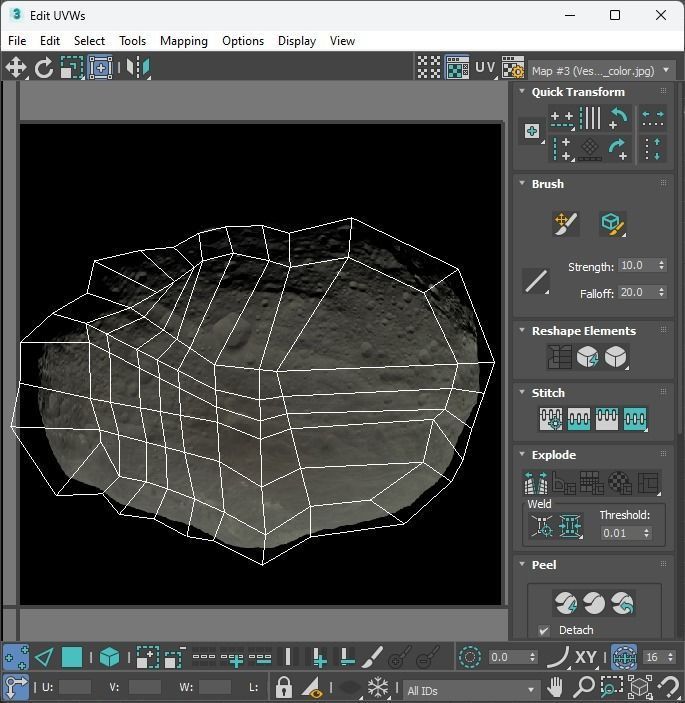 Vesta Rock 3D model_14
