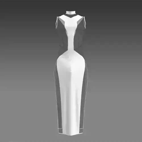 Mesh Dress Genesis 8 Male - Marvelous Designer Project