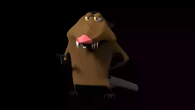 Beaver 3D model
