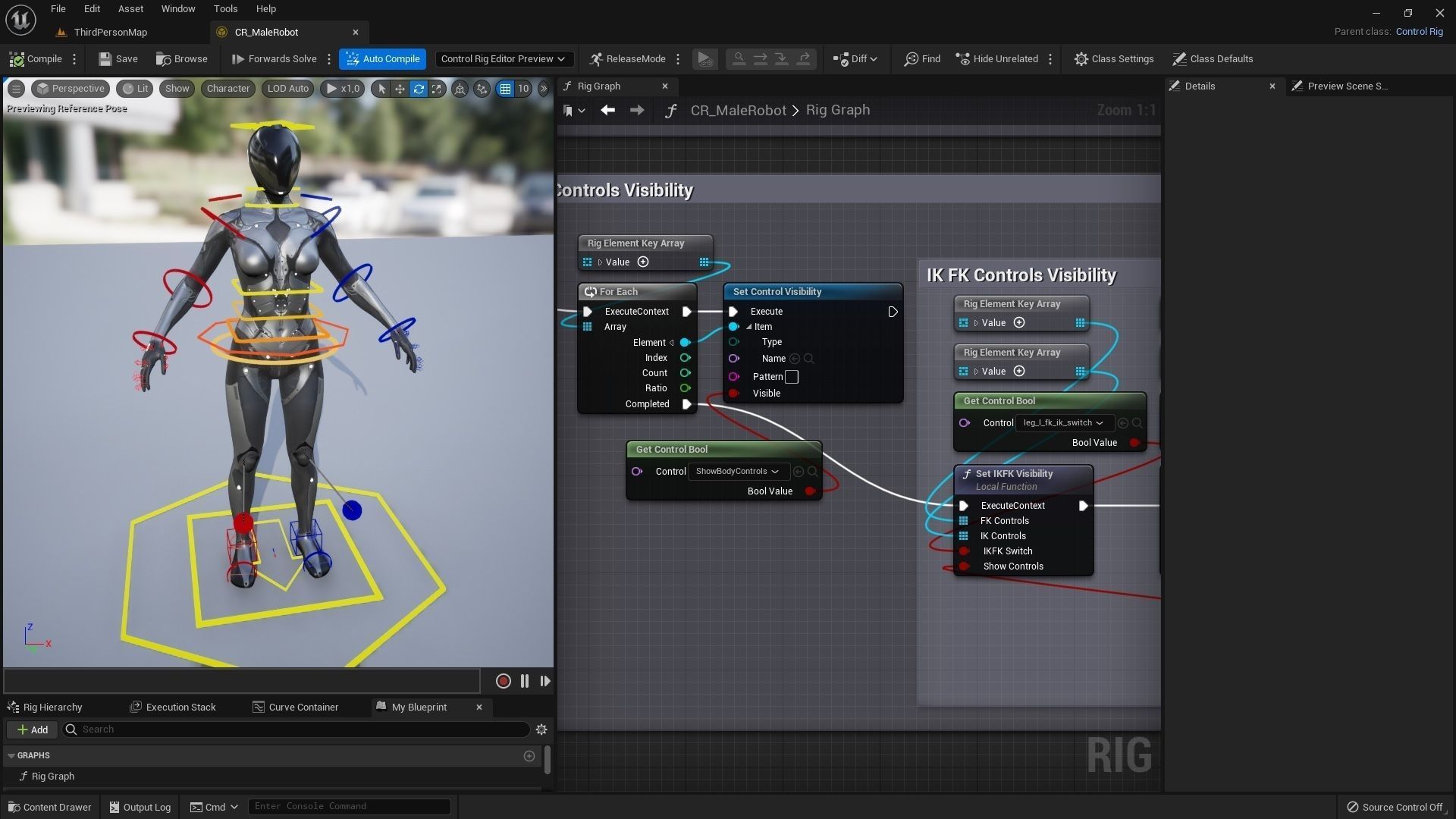 Sci-Fi Female 5 Low-poly 3D model_14