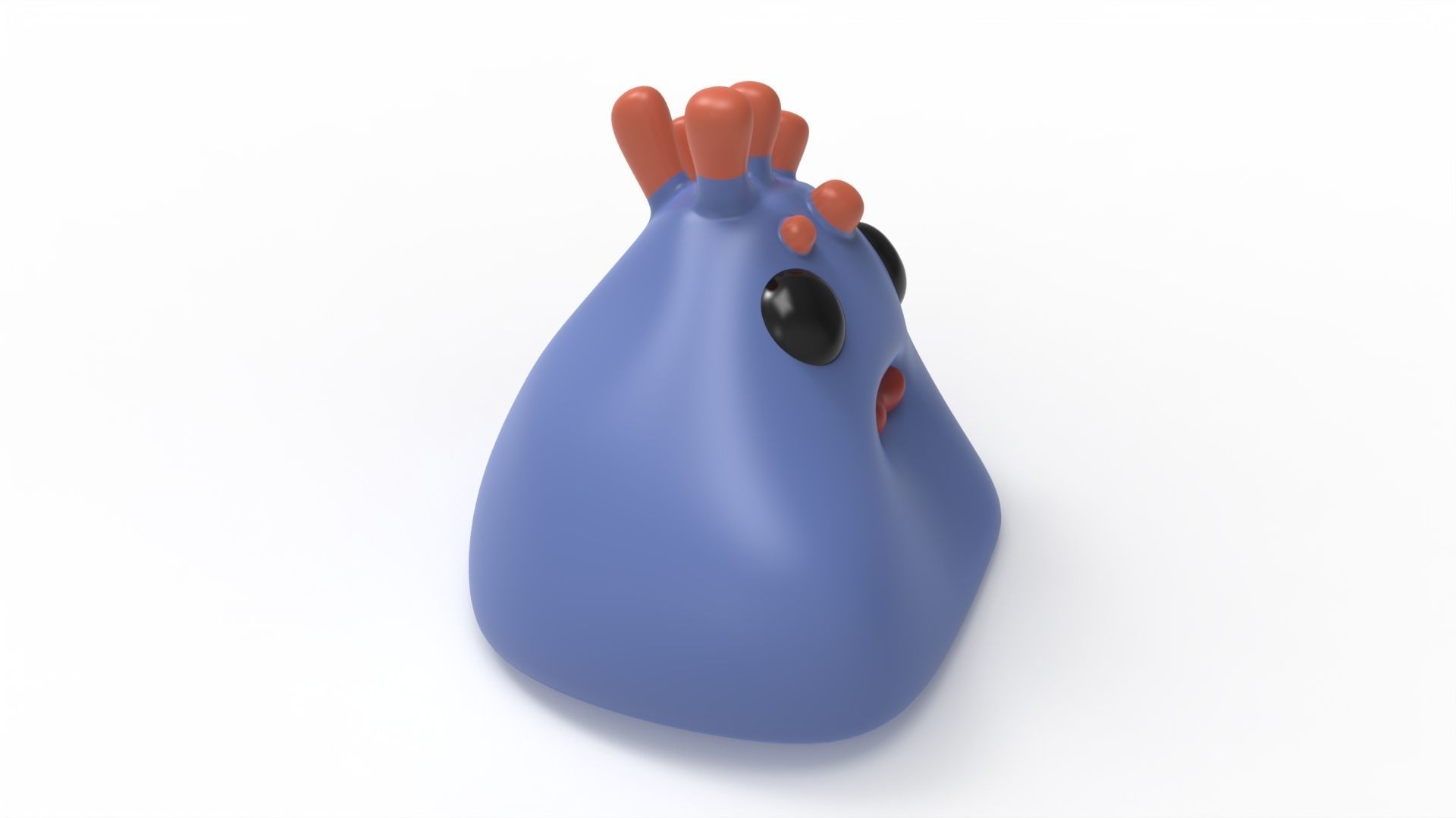 FORTNITE CORAL BUDDIES LARGE BLUE CORAL 3D print model_1