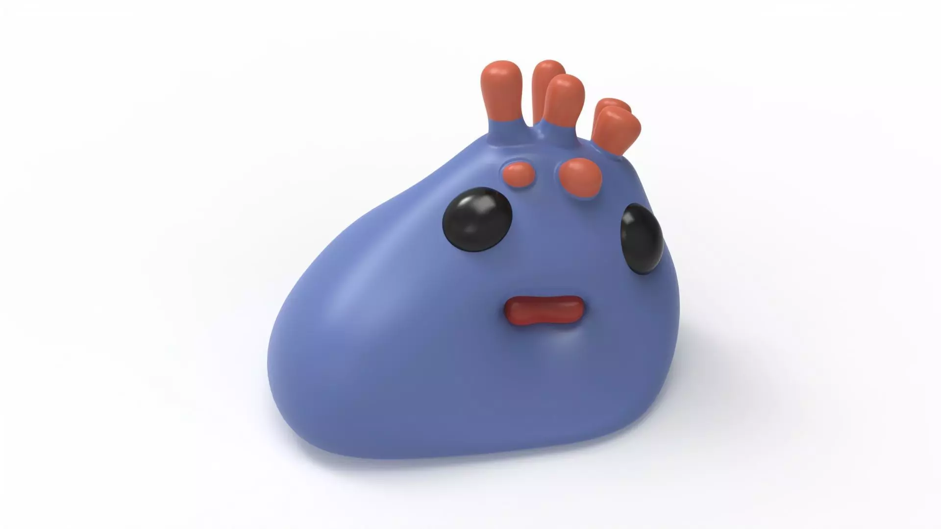 FORTNITE CORAL BUDDIES LARGE BLUE CORAL 3D print model_0