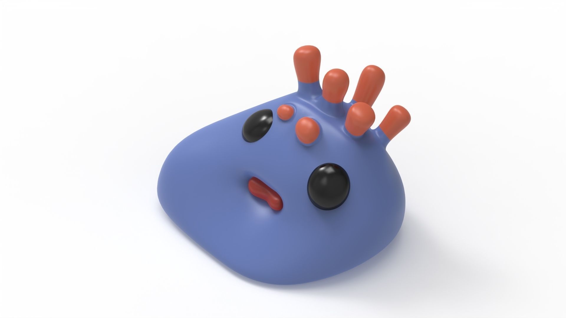 FORTNITE CORAL BUDDIES LARGE BLUE CORAL 3D print model_3