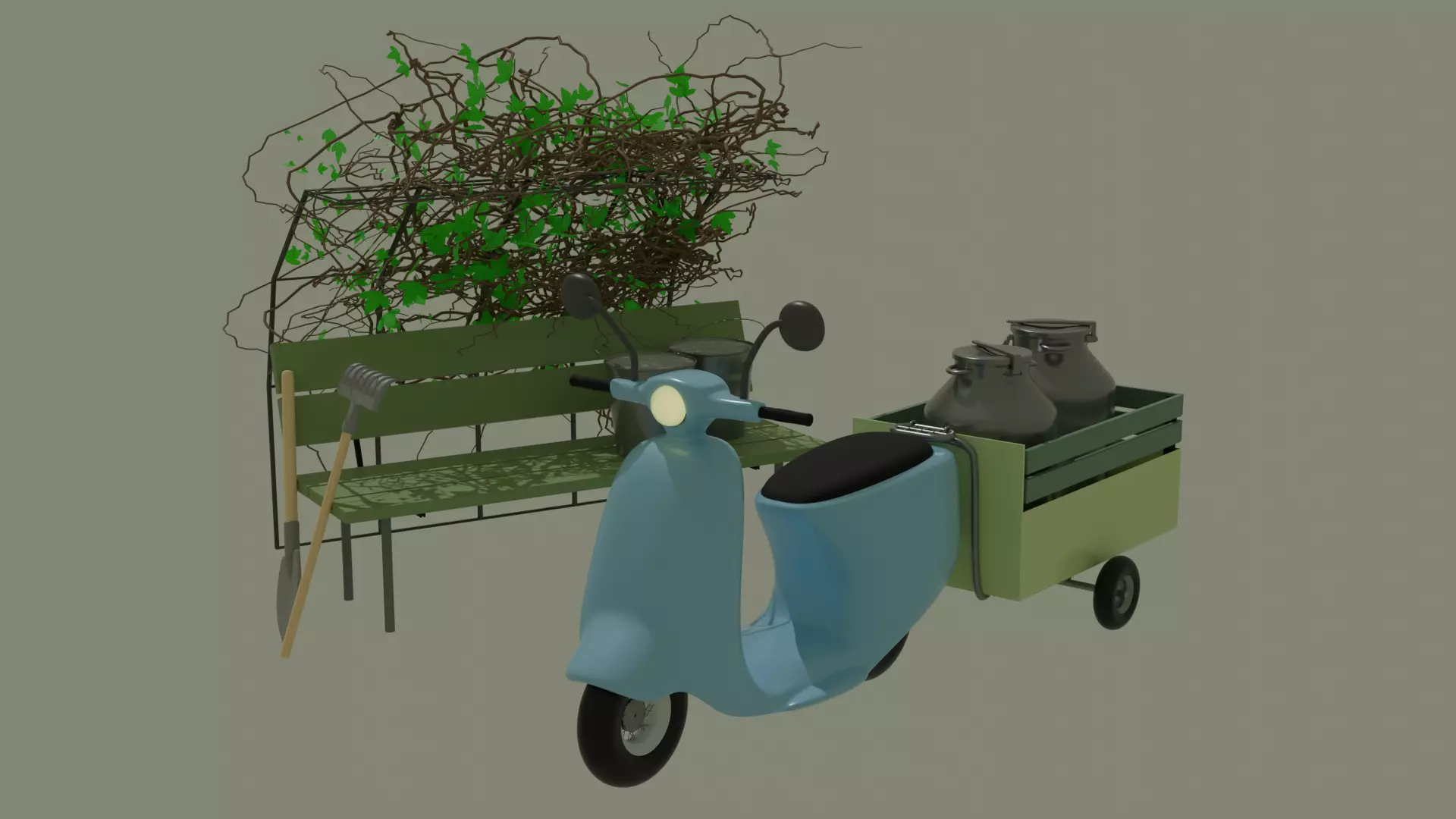 Moped 3D model