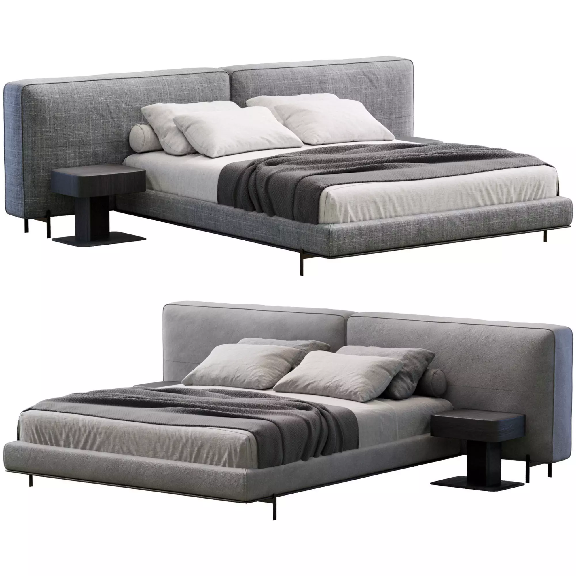 Brera Bed By Poliform 3D model