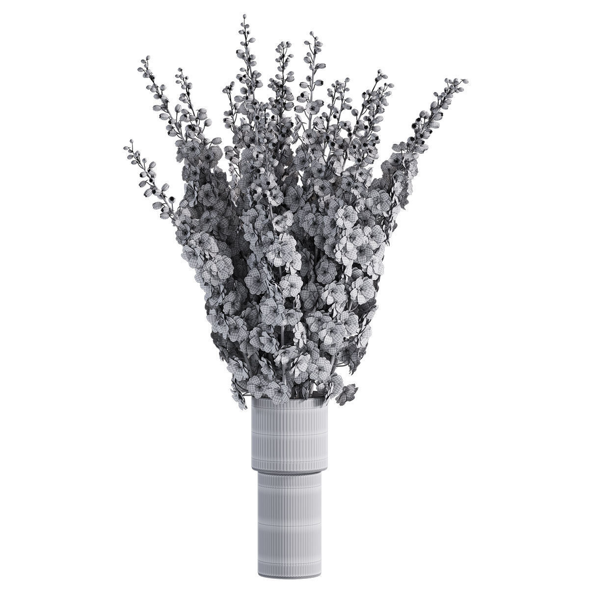 Flower In Vase  31 3D model_6