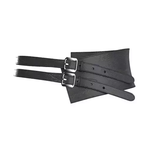 2 Lines Leather Belt