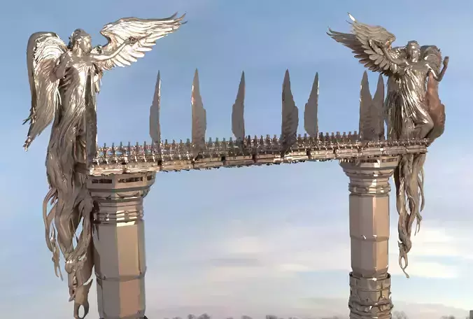 Arch Angel Walled Bridged 