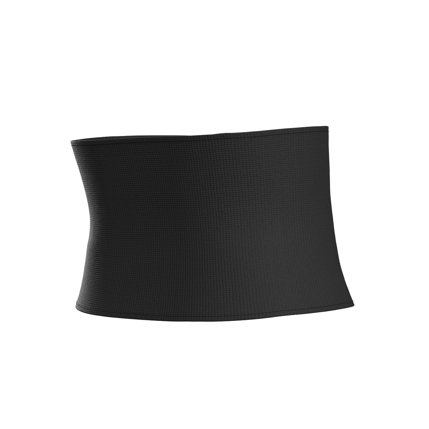 Black E-Band Zip Belt 3D model_3