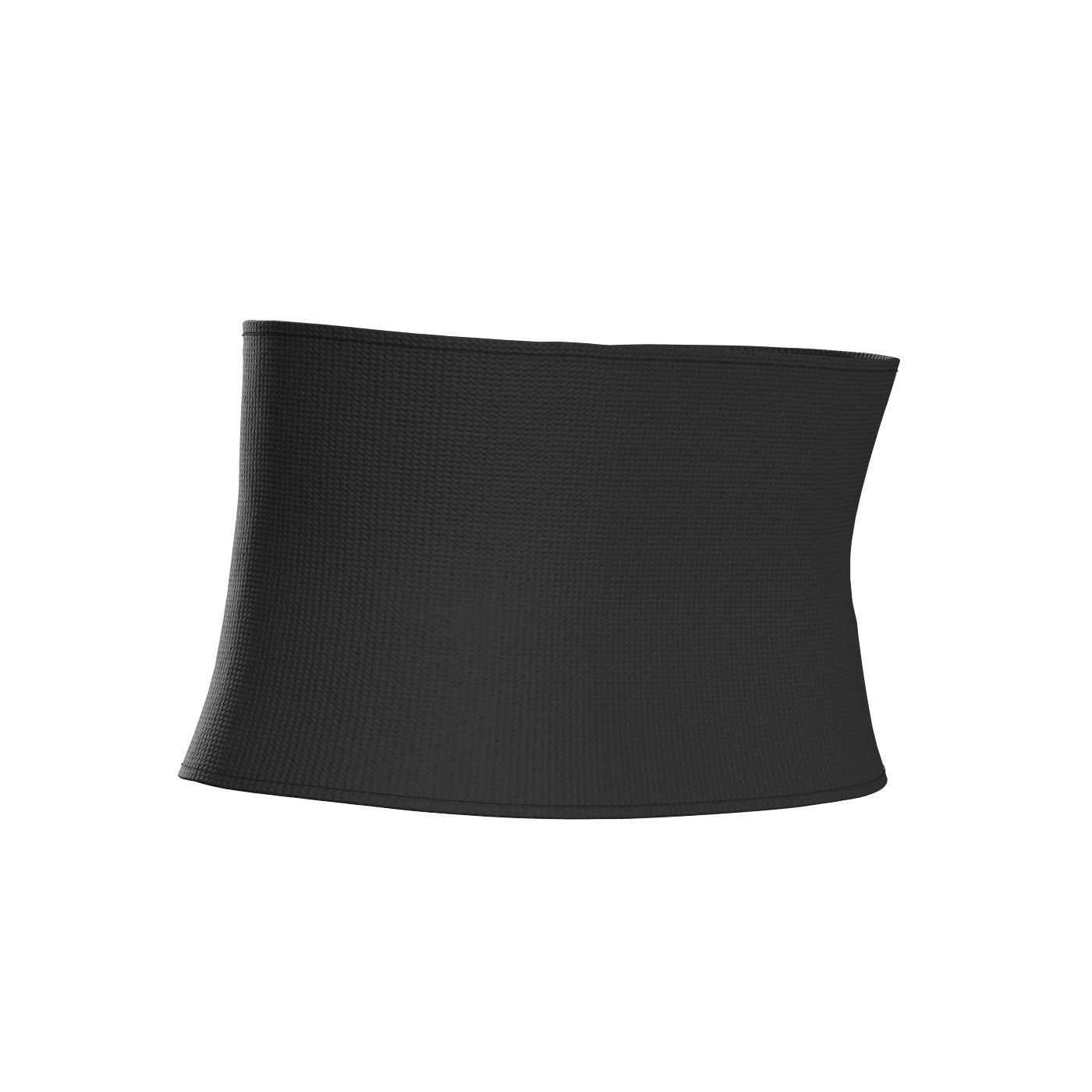 Black E-Band Zip Belt 3D model_5