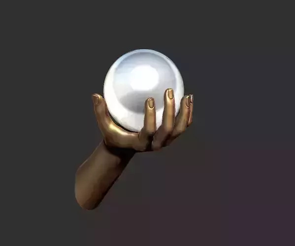 Modern Creative Hand Hold Ball Wall lamp