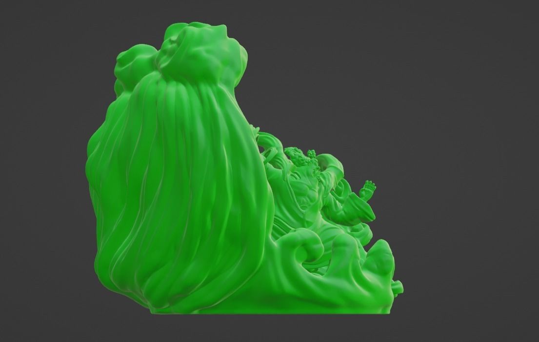 OnePiece Jimbei 3D 3D model_8