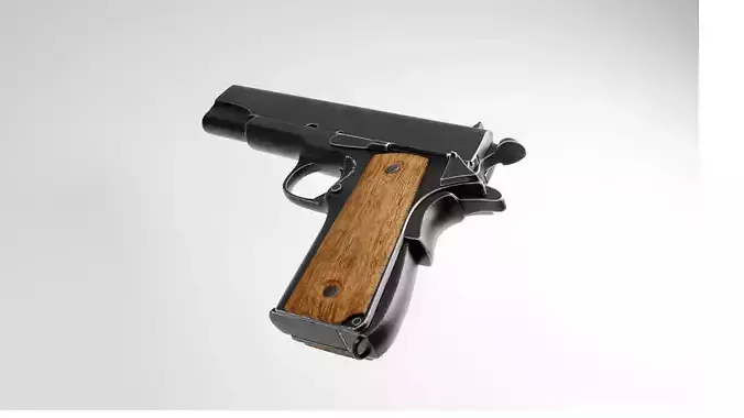 Head gun Low-poly 3D model