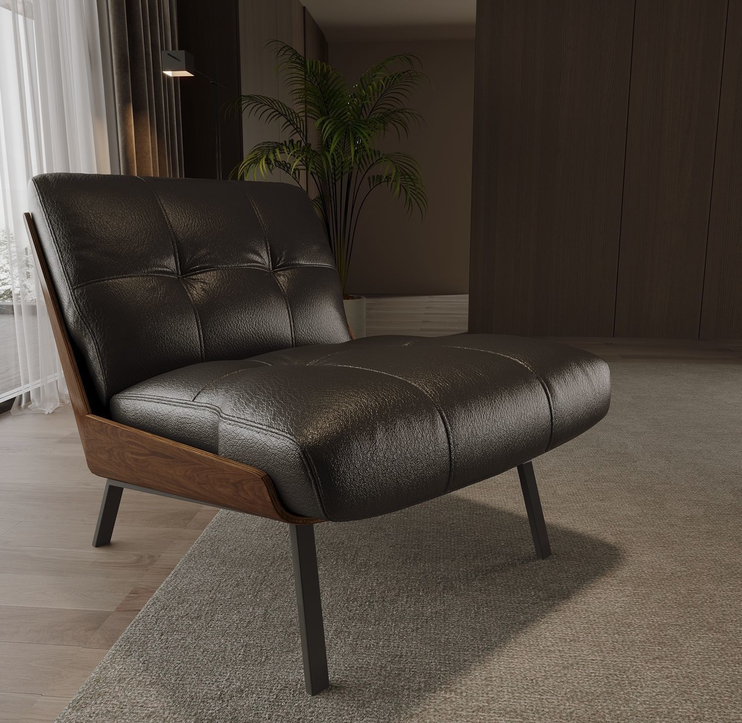 sofa chair 3D model_1