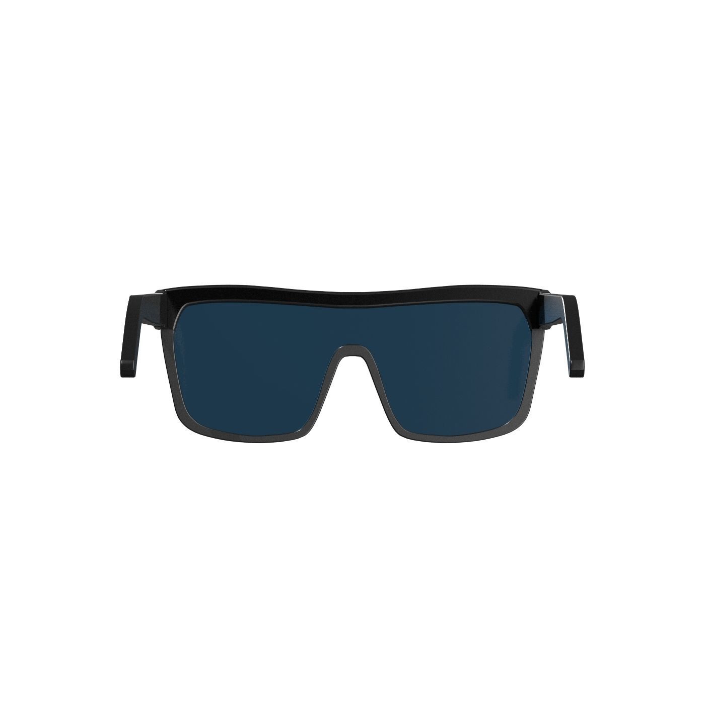 Square Sunglasses 3D model_4