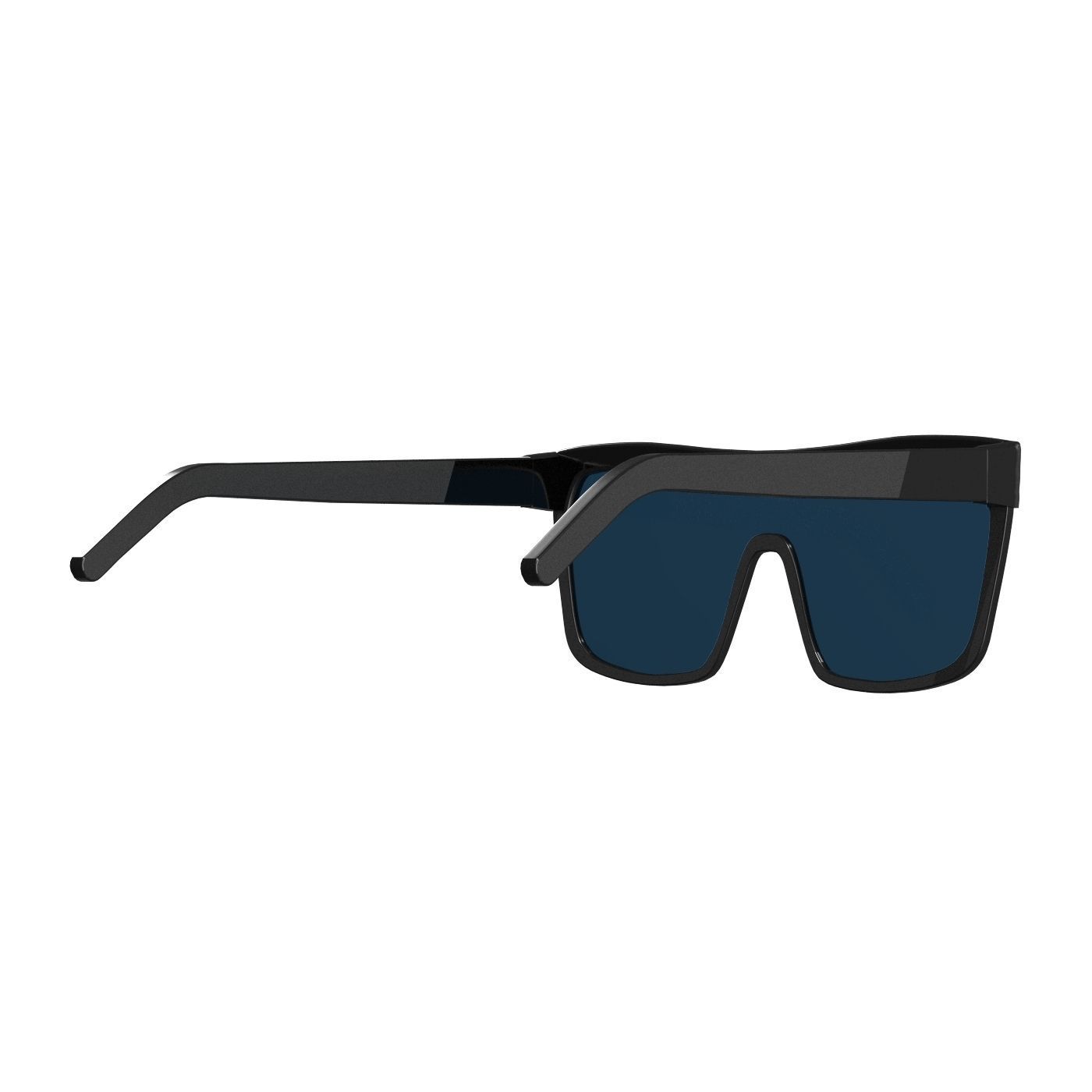 Square Sunglasses 3D model_3