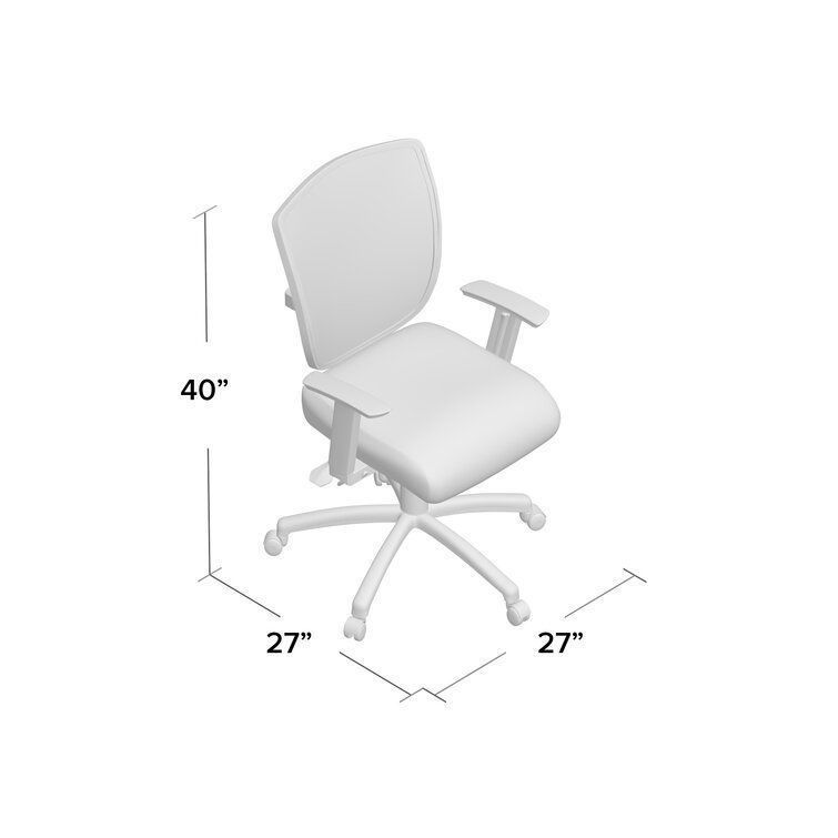 Mesh Task Study Chair 3D model_1