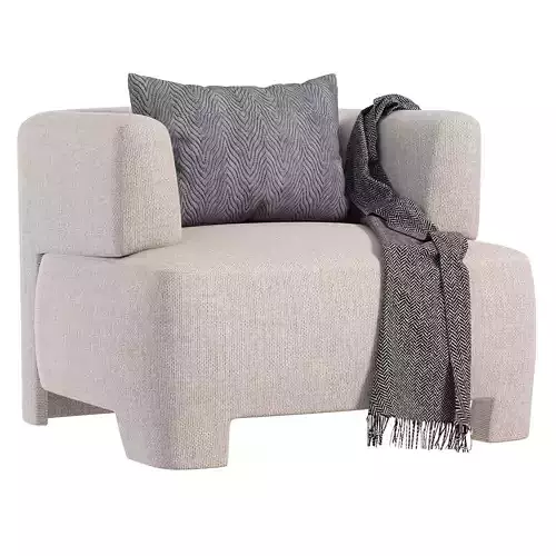 Olvera Chair Crete Pebble