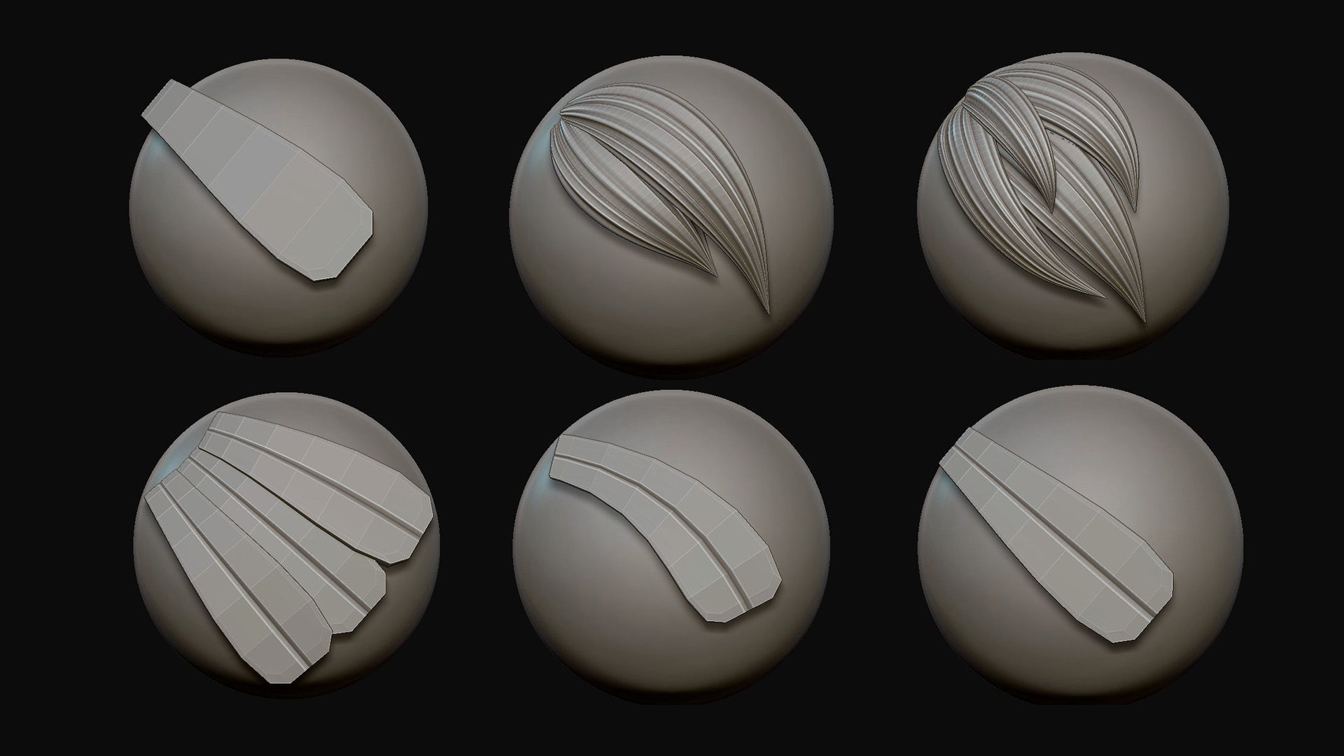 IMM Fur Brush 3D model_11