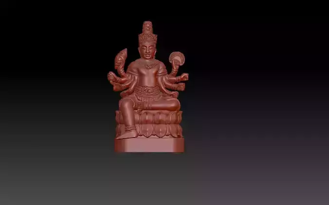 vishnu in lord of hindu god 