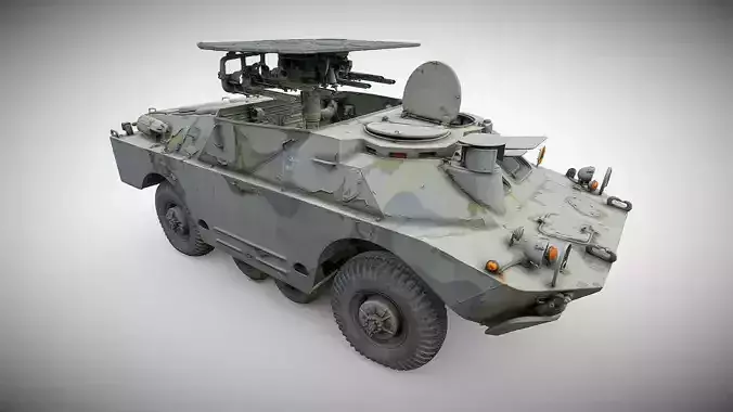Tank destroyer BRDM-2 9P133 3D model